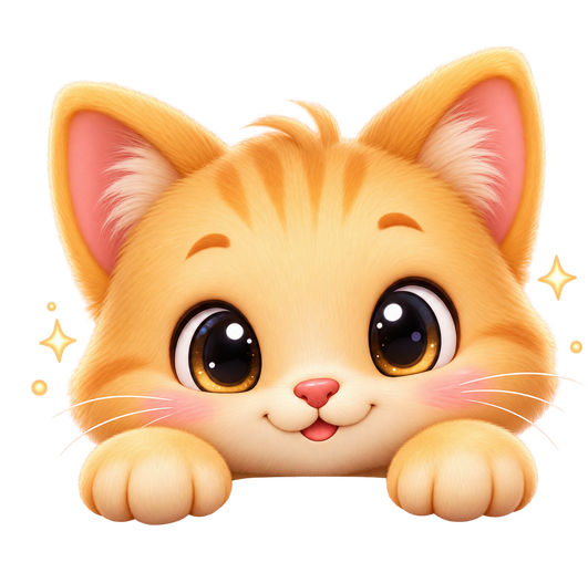 3D kitten mascot